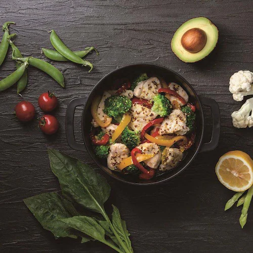 スケーター ココット風電子レンジ用鍋 RIZAP 監修レシピ付 MWCP2 BK【プラザセレクト】_9