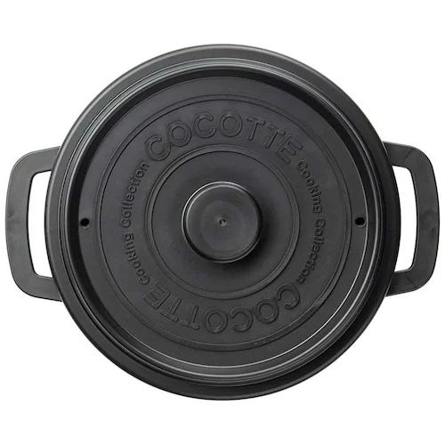 スケーター ココット風電子レンジ用鍋 RIZAP 監修レシピ付 MWCP2 BK【プラザセレクト】_11