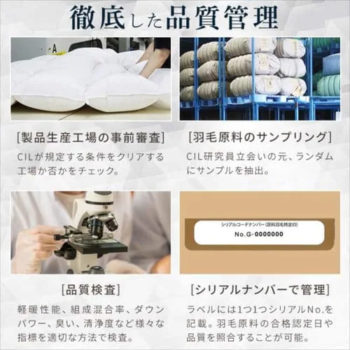 掛け布団 シングル 羽毛 WGD93% 国産 ペイズリーブルー _13