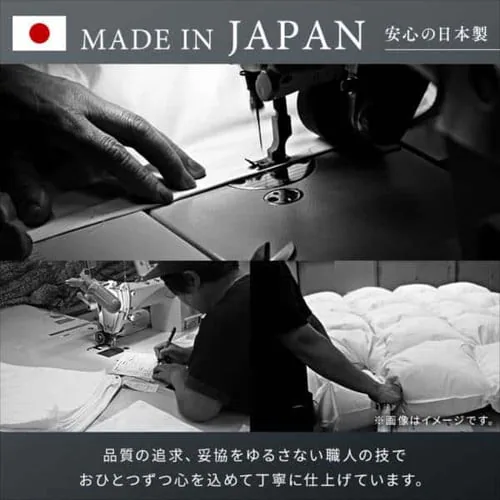 掛け布団 シングル 羽毛 WGD93% 国産 ペイズリーブルー _14