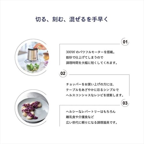 �t�[�h�v���Z�b�T�[ ���b�Z���z�u�X Russell Hobbs 300W 500ml 7820JP _3