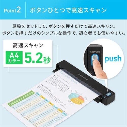 �X�L���i�[ ���^ A3 A4 �o�b�e���[���� ScanSnap iX100 FI-IX100B_7