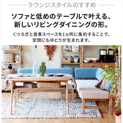 ダイニングテーブル 収納棚付き DT120 330938 【代引き不可】 7247428