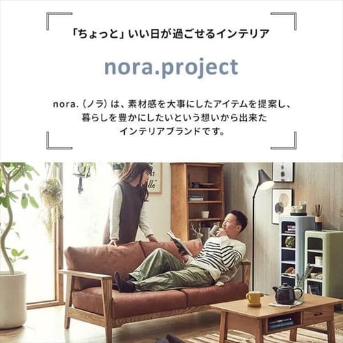 ソファ 2人掛け nora ノラ Dama ダーマ 2Pソファ 355774 アーモンドBR