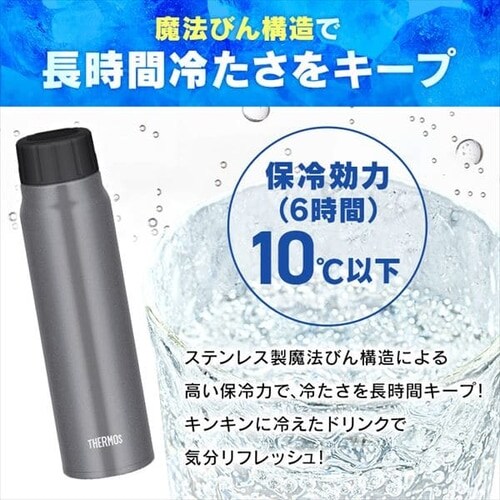THERMOS 保冷炭酸飲料ボトル 7257311 │アイリスオーヤマ公式通販