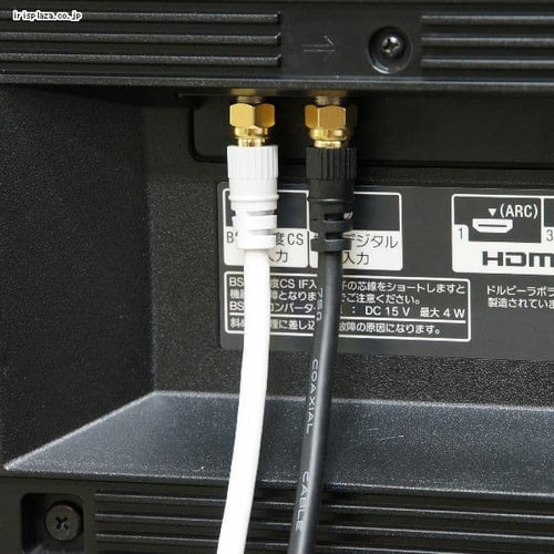 アンテナケーブル 1m L字差込/ネジ式 4K/8K対応 HAT10-919LS【代引き アンテナケーブル 1m L字差込/ネジ式 4K/8K対応 HAT10-919LS【代引き