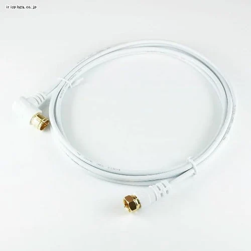 アンテナケーブル 7m L字差込/ネジ式 極細 4K/8K対応 HAT70-247LSWH【代引き不可】_3