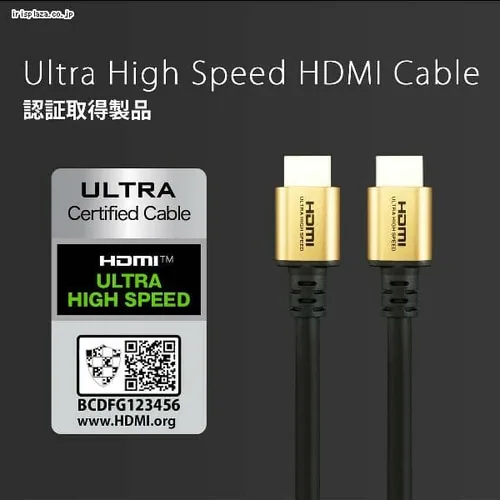 HDMIケーブル 5m ウルトラハイスピード 4K/8K対応 HDM50-649GD_3