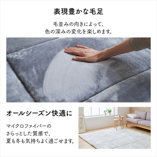 ラグ 超極厚ラグ 5層構造 極厚6cm 抗菌・防臭 防ダニ加工 200cm×250cm
