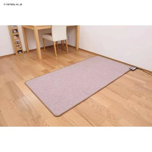 ワタナベ工業 国産そのまま使えるホットカーペット 1帖 WHC-105KPLBR ブラウン_3