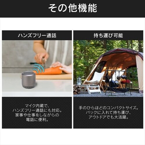 �X�s�[�J�[ Bluetooth �A���g�p24h BTS-101-H �O���[ _8