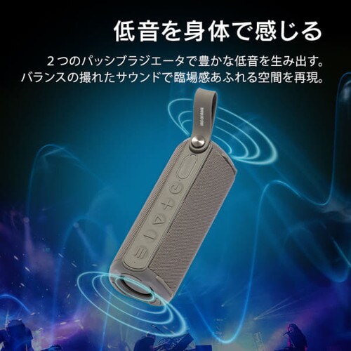 �X�s�[�J�[ Bluetooth �A���g�p14h �h�� BTS-213-H �O���[ _2