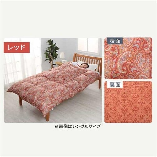 西川 WDD90% サテン ダブルロング サリレッド KA22003059160_15