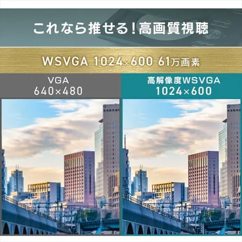 �|�[�^�u��DVD�v���[���[ 10.1�C���` �t�� 3�d���Ή� FV-P1013W �z���C�g _9