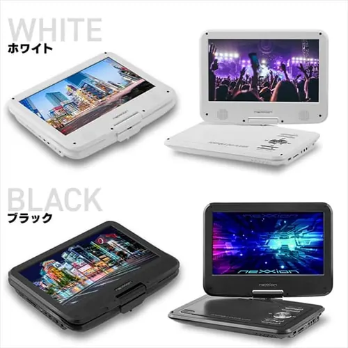 �|�[�^�u��DVD�v���[���[ 10.1�C���` �t�� 3�d���Ή� FV-P1013W �z���C�g _16