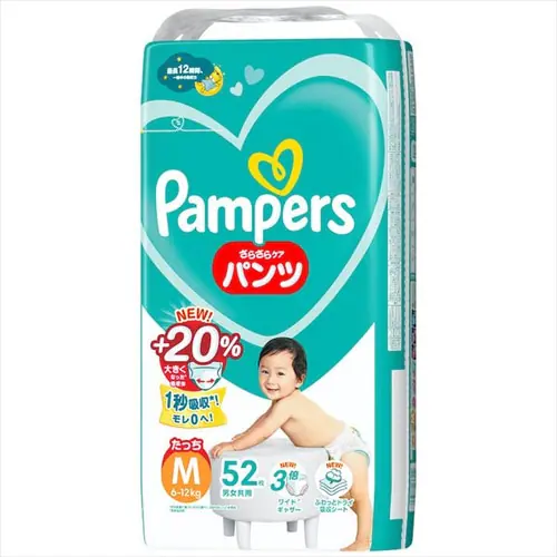 【4個】パンパース さらケアパンツ SJ M たっち 52枚 【プラザセレクト】_6