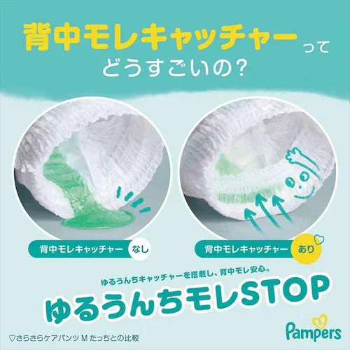 【208枚】パンパース さらケアパンツ スーパージャンボ Mサイズ はいはい 52枚×4個セット ベビーおむつ おむつ パンツタイプ _7