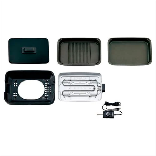 象印 ホットプレート 2枚 やきやき EA-KE20-BA ブラック (深型/焼肉)_8