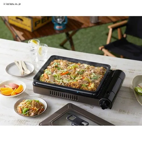 カセットガスホットプレート 焼き上手さんβ ブラウン CB-GHP-B_4