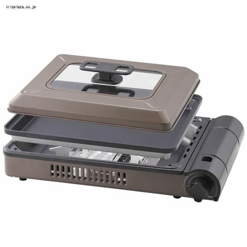 カセットガスホットプレート 焼き上手さんβ ブラウン CB-GHP-B_5