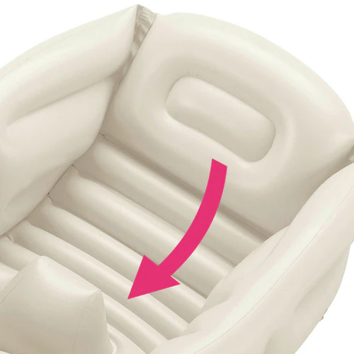 リッチェル ふかふか ベビーバスK ベージュ 120391 【プラザセレクト】_3