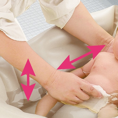 リッチェル ふかふか ベビーバスK ベージュ 120391 【プラザセレクト】_4