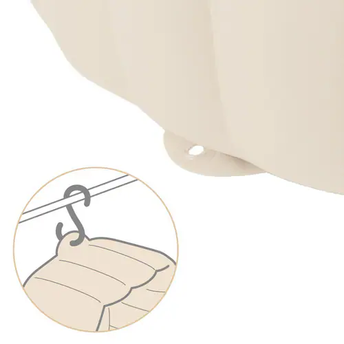 リッチェル ふかふか ベビーバスK ベージュ 120391 【プラザセレクト】_6