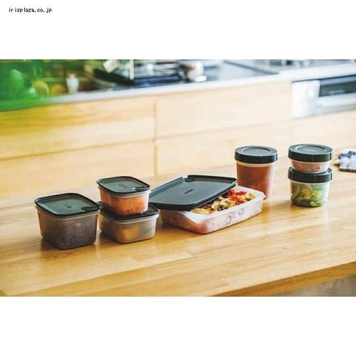 �T�[���X My�t�[�h�R���e�i�[ �p�^ 600ml �u���b�N_2