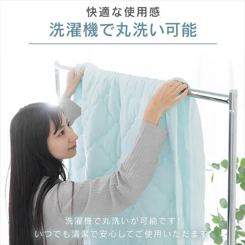 ボックスシーツ シングル キルト 夏用 接触冷感 抗菌防臭 シルバーグレー_10