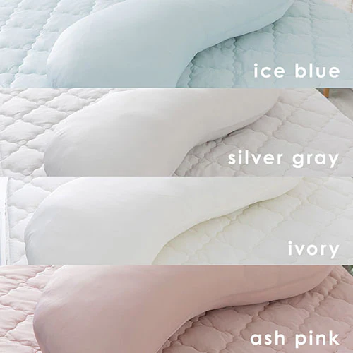 抱き枕 夏用 接触冷感 Q-max0.45 抗菌防臭 アイスブルー_2