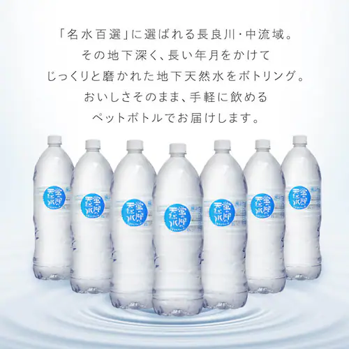 【6本】蛍の郷の天然水 2L 丸ボトル 【代引き不可】_3
