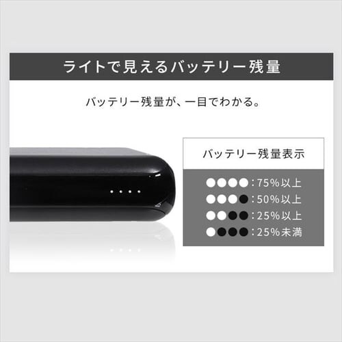モバイルバッテリー 3台同時充電 20000mAh IPB-C2003 ブラック _5