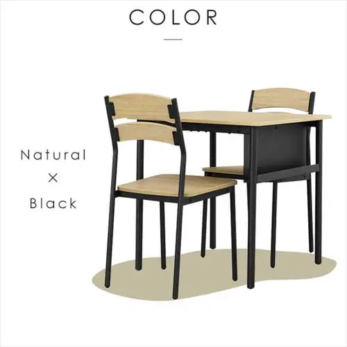 スチールウッドダイニング 3点セット_13