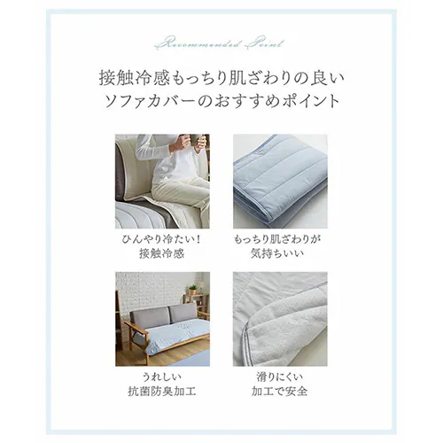 �\�t�@�[�J�o�[ �ėp �ڐG�⊴ 65�~130cm �O���[�W�� _3