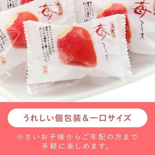 春摘み苺アイス アイス アイスクリーム 苺 いちご 32個 AH-HBW【代引き不可】_4