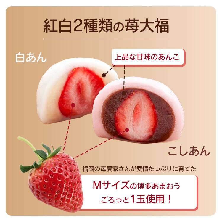 ごろっと苺大福 いちご大福 苺大福 8個【代引き不可】 7257157