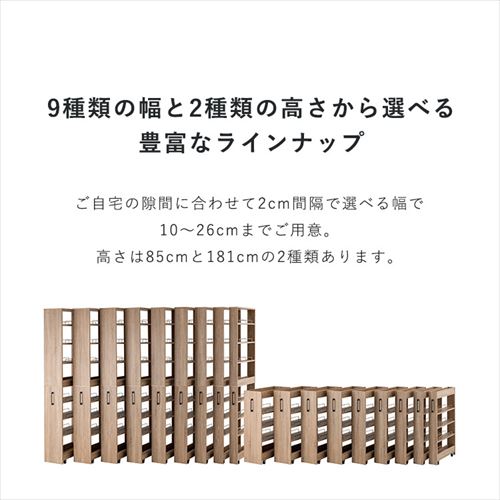 キッチン収納 隙間収納 スリムラック ロータイプ FRM-009-IR 26cm