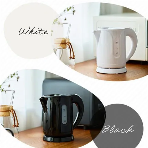 電気ケトル 0.8L コンパクト ヒロ・コーポレーション KTK-08 ブラック_2