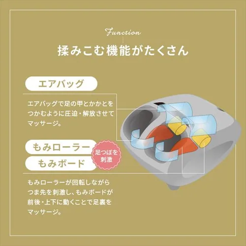 マッサージ器 足もみマッサージャー グレー IMSG-F101 _5