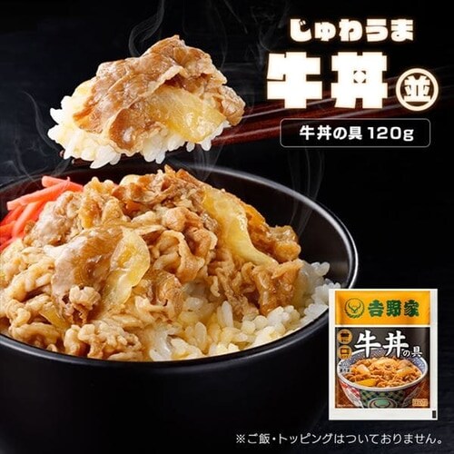 吉野家 冷凍牛丼の具10食 【時間指定不可】【代引き不可】 7258156