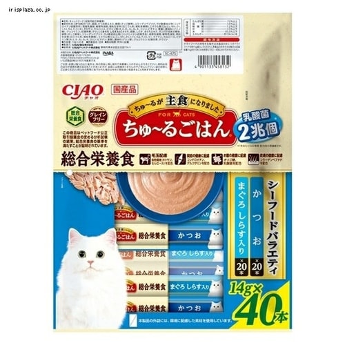 いなばペットフード ちゅ～るごはん 40本入り 7259044F │アイリス