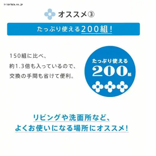 ネピア ネピネピティッシュ 200組5個パック 541255 _5