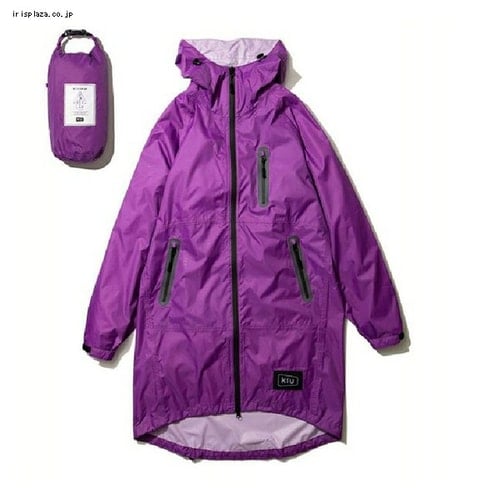 レインコート KiU レインジップアップ K116 カーキ 7259158 │アイリス