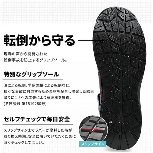 �A�V�b�N�X WINJOB CP304 BOA BLK EDITION 25.0-28.0cm �u���b�N�~�u���b�N �u���b�N�~�N�����x���[_7