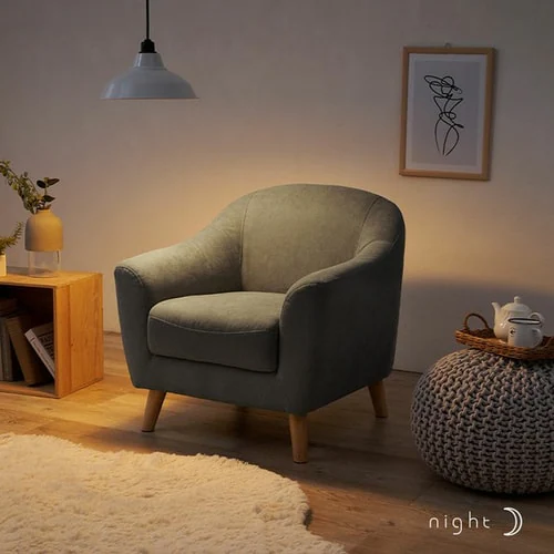 ソファ 1人掛け コンパクト 2WAY 1P-PI ピンク 【代引き不可】_16