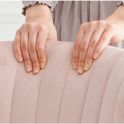 ダイニングチェア ベロア風 ダークブルー【代引き不可】_15