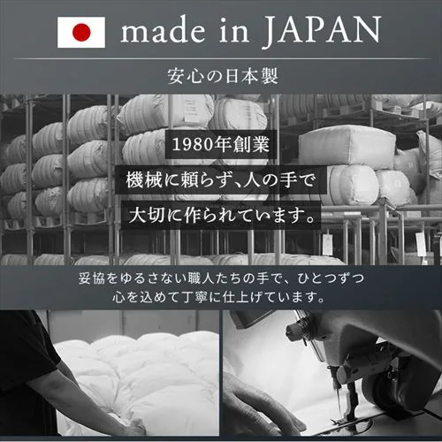 羽毛布団 シングル ハンガリー産 GGD93% 400dp 1.0kg ベージュ 【直送】 【代引き不可】_3