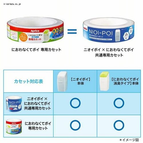 アップリカ NIOI-POI 共通カセット 3パック 7261912│アイリスオーヤマ