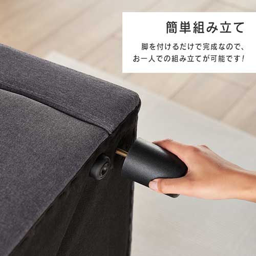 コンパクト 2人掛け ソファー 2P グレー 胡坐 ローソファ 『未使用品』 合皮 おしゃれ sofa 北欧 ローソファ 2人掛け・3人掛けソファ
