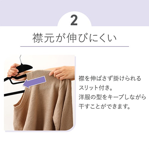 30本】 ハンガー フロッキーハンガー ブラック 7262758 │アイリス